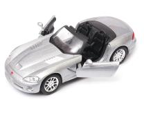 2003 Dodge Viper SRT-10 American Car Model Grey Diecast 1:34-1:39 Scale Welly