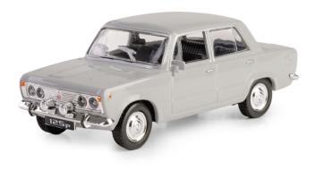 Fiat 125p Polish/Italian Vintage Car Model Diecast Grey 1:43 Scale Daffi