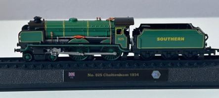 Class No. 925 Cheltenham - 1934 British Steam Locomotive Model Diecast Amercom 1:160