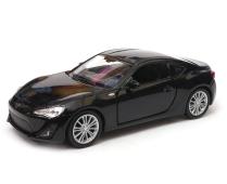 Toyota 86 Japanese Sports Car Model Toy Black Diecast 1:34-1:39 Scale Welly