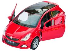 Opel Corsa OPC Germany Family Car Model Red Diecast 1:34-1:39 Scale Welly