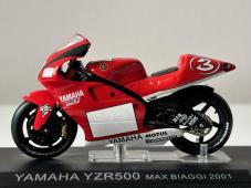 Yamaha YZR500 Max Biaggi 2001 Motorcycle Model Diecast 1:24 Scale Altaya