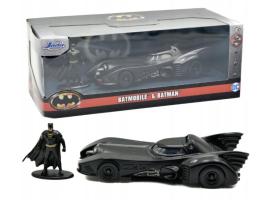 Jada Dickie Toys Batmobile & Batman DC Car Model Black Diecast 1:32