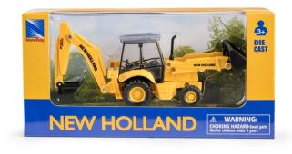 Mini New Holland B110CTractor Construction Vehicle Toy Model Diecast NewRay 1:64