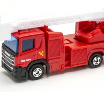 Scania P320 Fire Brigade Lorry Truck Model Diecast 1:102 Welly