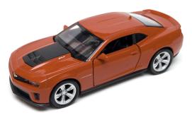 Chevrolet Camaro ZL1 American Sports Car Model Diecast Toy Orange 1:34 Welly