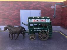 Horse Drawn Carriage Radio Times Removal Van Replica Model Diecast