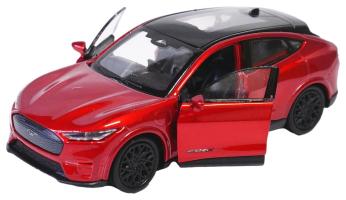 Ford Mustang Mach 2023 American Car Model Toy Red Diecast 1:34-1:39 Scale Welly