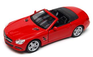 2012 Mercedes-Benz SL 500 Cabriolet Car Model Diecast 1:34-1:39 Scale Welly