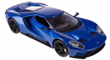 2017 Ford GT American Sports Car Model Diecast Blue 1:32 Scale Bburago