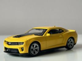 Chevrolet Camaro ZL1 American Car Model Metal Diecast Toy Yellow 1:43 Welly