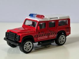 Land Rover Ambulance Fire Rescue Car Model Diecast Toy Probably 1:64 Scale