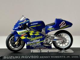 Suzuki RGV500 Kenny Roberts JR 2000 Motorcycle Model Diecast 1:24 Scale Altaya