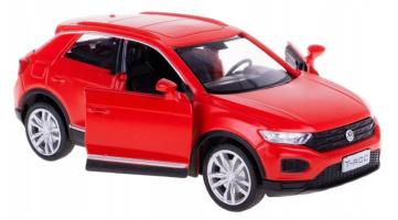 Volkswagen T-Roc Germany Luxury Car Model Diecast Toy RMZ Red 1:34