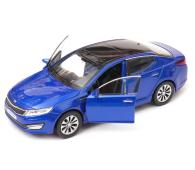 KIA Optima Korean Family Car Model Blue Diecast 1:34-1:39 Scale Welly