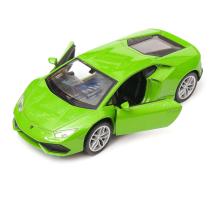 Lamborghini Huracan Coupe Car Model Toy Green Diecast 1:34-1:39 Scale Welly