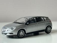 Lancia Delta Italian Family Car Model Metal Diecast Toy Silver 1:43 Welly