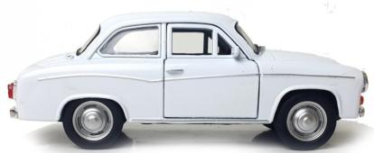 Syrena 105 Legendary Polish Car Model White Diecast 1:43 Welly