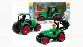 Tractor Farm with Figure Farmer Green Toy Gift Child 2+ Big Quality