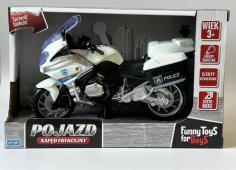 Big Motorcycle Bike Police Function Try My - Light&Sound Toy 1:12-1:20 Scale