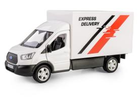 Ford Transit Chassis Cab Car Delivery Germany Model Diecast Toy 1:34 RMZ White