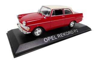 Opel Rekord P2 1962 Germany Vintage Car Diecast Toy Red New 1:43 IXO