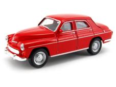 Warszawa 224 Legendary Polish Car Model Red Diecast 1:43 Welly