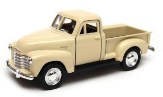 Chevrolet 3100 Pick Up 1953 USA Classic Car Model Diecast Cream 1:34-1:39 Welly