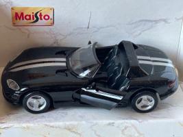 Viper? American Sports Car Model Black Diecast 1:43 Scale Maisto