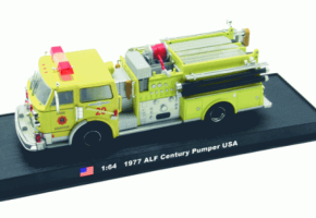 Alf Century Pumper Truck 1977 American Heavy Fire Model Diecast Amercom 1:64