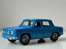 1960s Renault 8 Classic French Car Model Toy Blue Diecast 1:34-1:39 Scale Welly