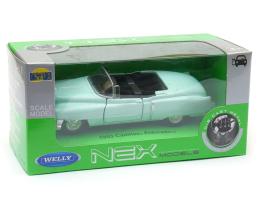 1953 Cadillac Eldorado American Classic Car Model Diecast Green 1:34 Welly