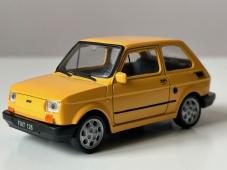 Fiat 126p Legendary Polish/Italian Car Model Yellow Diecast 1:43 Welly