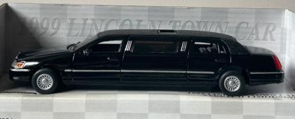 1999 Lincoln Limousine Town Car Stretch Model Diecast Kinsmart Opening Doors