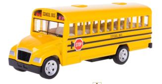 School Bus American Legendary Car Model Toy Diecast RMZ City Yellow 1:32