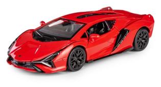 Lamborghini Sian FKP37 Italian Car Model Red Diecast Toy RMZ 1:34-1:39 Scale