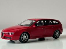 Alfa 159 Sportwagon Italian Luxury Car Model Metal Diecast Red 1:43 Welly