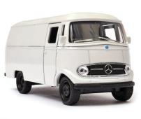 Mercedes-Benz L319 Germany Vintage Car Model Metal Diecast Toy White 1:34