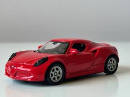 Alfa Romeo 4C Model Diecast 1:60 Scale Welly