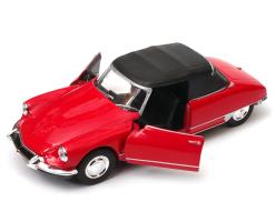 Citroen DS 19 Cabriolet French Classic Car Model Diecast Red 1:34 Welly