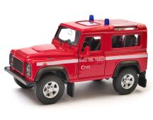 Land Rover Defender Fire Brigade Italian Car Model Diecast Toy 1:34-1:39 Welly