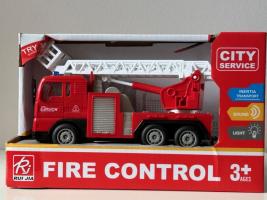 Lorry/Truck Fire Brigade Light Sounds Model Toy New in Box 1:32 scale