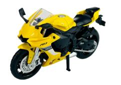 Yamaha YZF-R1 Japanese Sports Motorcycle Bike Model Toy Diecast Yellow 1:18