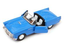 1955 Ford Thunderbird American Legendary Car Model Diecast Blue 1:34 Welly