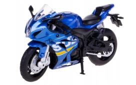 Suzuki GSX-R1000 Japanese Sports Motorcycle Bike Model Toy Diecast Blue 1:18 MSZ