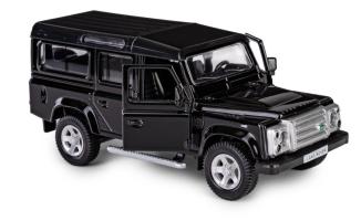 Land Rover Defender British Car Model Diecast Black RMZ City 1:34 Scale