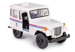 1971 Jeep DJ-5B American Car Model Diecast Toy White Open Doors 1:26 Kinsmart