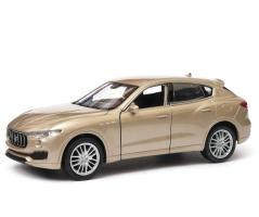 Maserati Levante Italian Car Model Metal Diecast Toy Gold 1:34 Welly