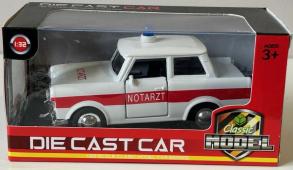 Share Trabant 601 Notartz Ambulance Car East Germany Model Toy Diecast1:32 Scale