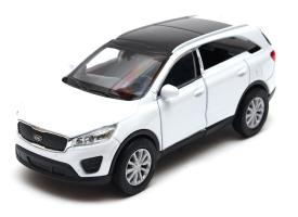 KIA Sorento Korean Family Car Model Diecast Toy White 1:34-1:39 Scale Welly